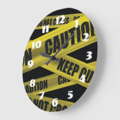 注意テープ – 時計 (傾斜)