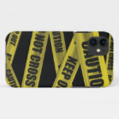 注意テープiPhone 5の場合 Case-Mate iPhoneケース (裏面(横))