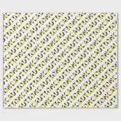 注意ハーフブリック包装紙 ラッピングペーパー (フラット)