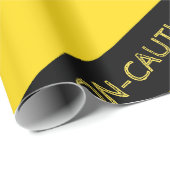 注意パーティーデコル ラッピングペーパー (ロールコーナー)