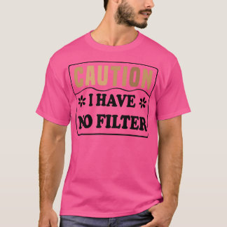 注意フィルターが無い1 Tシャツ
