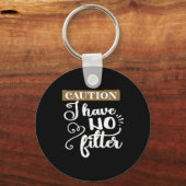 注意フィルターが無い キーホルダー (正面)