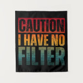 注意フィルターが無い タペストリー (正面)