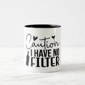 注意フィルターが無い ツートーンマグカップ (中央)