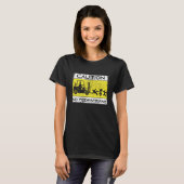 注意フォークリフト運転士フォークリフト Tシャツ (正面フル)