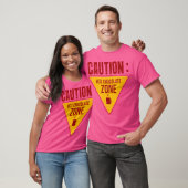 注意ホットチョコレートゾーン Tシャツ (ユニセックス)