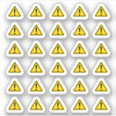 注意マーク 重要なお知らせ カレンダー シール (正面)