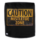 注意ミスタルトーゾーン危険クリスマスキス バックパック (取り外し可フェース)