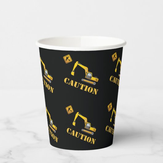 注意ユニーク建築ベビーシャワー誕生日 紙コップ (左)