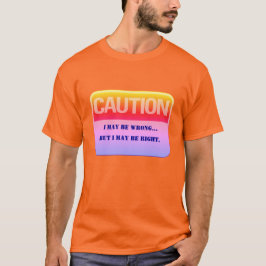 注意ユーモアのあるゾーンおもしろいユニセックスTシャツ Tシャツ