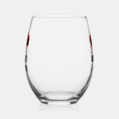 注意ワイルドライフバッファロープレイドID669 ステムなしワイングラス (左)