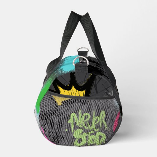 注意ヴァンパイアは食べハートスプレー絵を描の ダッフルバッグ (右)