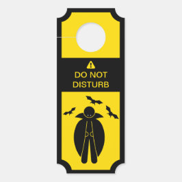 注意ヴァンパイアを邪魔しない ドアノブサイン