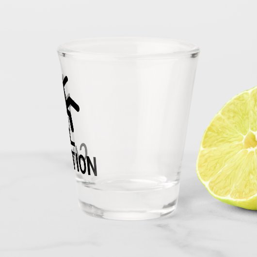 注意不器用 ショットグラス (右)