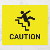 注意不器用 ビールラベル (シングルラベル)