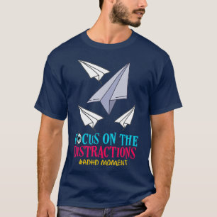 注意不足に焦点を当てたADHD Tシャツ