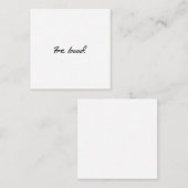 注意力が高い ノートカード (正面/裏面)