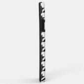 注意千鳥格子の包まれたして Case-Mate iPhoneケース (裏面/右)