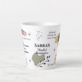 注意喚起の症状 カフェラテマグ (正面)