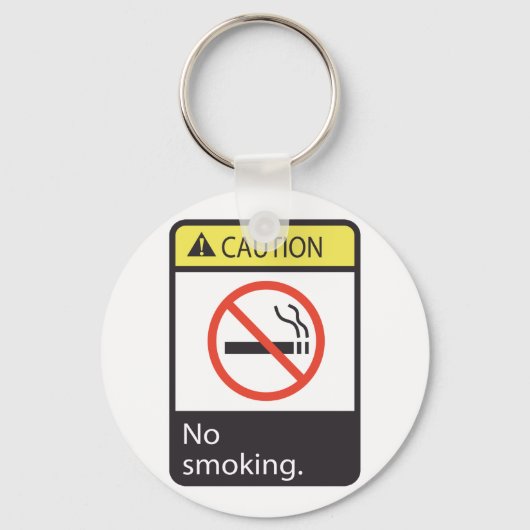 注意喫煙記号 キーホルダー (正面)