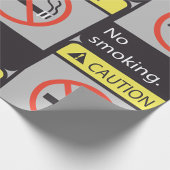 注意喫煙記号 ラッピングペーパー