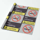 注意喫煙記号 ラッピングペーパー (アンロールド)