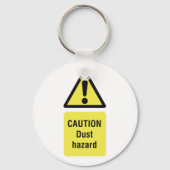 注意塵危険標識 キーホルダー (裏面)
