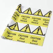 注意塵危険標識 ラッピングペーパー (アンロールド)