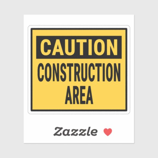 注意建築領域 シール (シート)