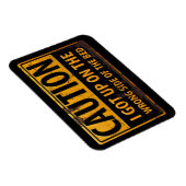 注意得ベッドの看板の間違った側に マグネット (右側)