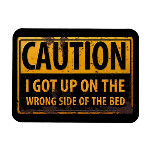 注意得ベッドの看板の間違った側に マグネット (横)