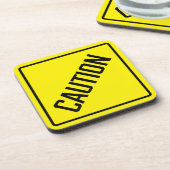 注意懸命プラスチックコースター コースター (左側)