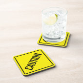 注意懸命プラスチックコースター コースター (右側)