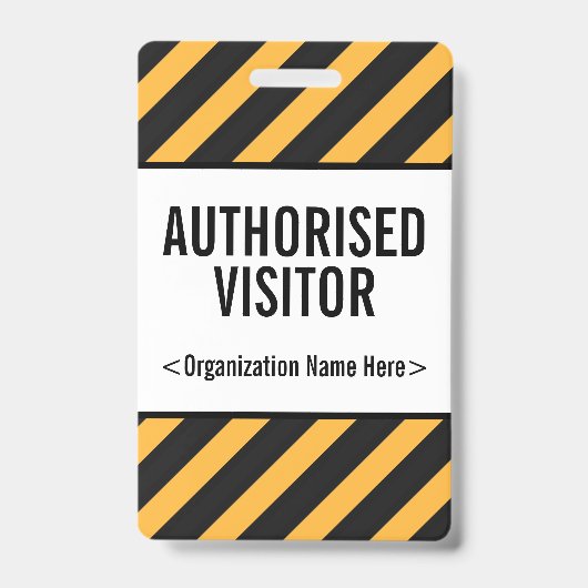 注意把握の"訪問者"のバッジ承認しました バッジ (正面)