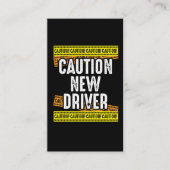 注意新しいドライバのライセンスを取得 名刺 (正面)