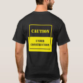 注意標識建築 Tシャツ (裏面)