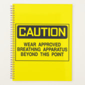 注意標識衣服認定呼吸装置 プランナー手帳 (正面)