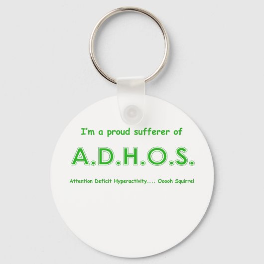 注意欠陥多動性ウーウリス キーホルダー (正面)