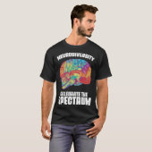 注意欠陥障害 多動性 ニューロダイバーシティ Tシャツ (正面フル)