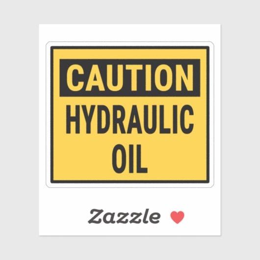 注意油圧油 シール (シート)