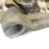 注意深いイタチ ラッピングペーパー (ロールコーナー)