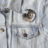 注意深いオオカミ 缶バッジ (インサイチュ)