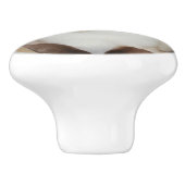 注意深いシャム猫 セラミックノブ (側面)