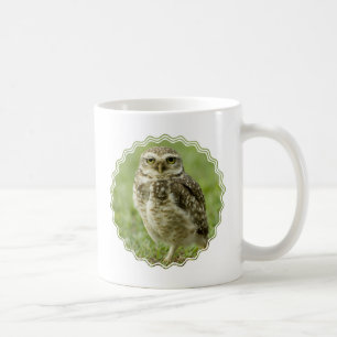 注意深いフクロウのコーヒー・マグ コーヒーマグカップ