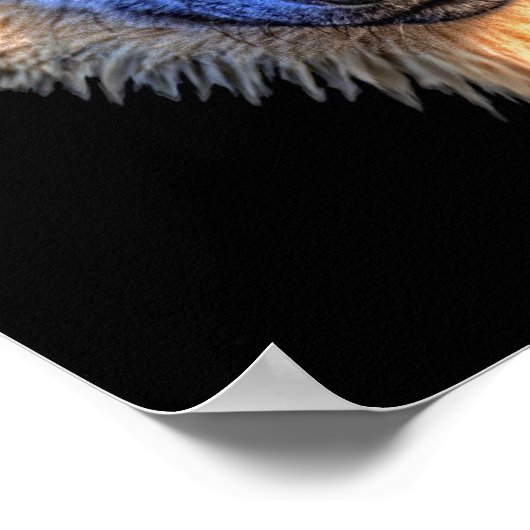 注意深い狼 ポスター (角)