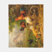 注意深い目 カール・ユッツ 1916年 農場 フリースブランケット (正面)