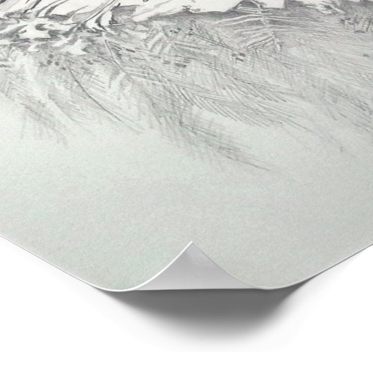 注意深い目 ポスター (角)