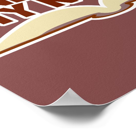 注意深おもしろいい本キャラクター作家スローガン ポスター (角)