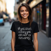 注意深く聞け Tシャツ