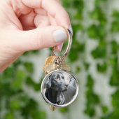 注意深く黒い実験室Keychain キーホルダー (手)